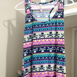 Skull maxi dress